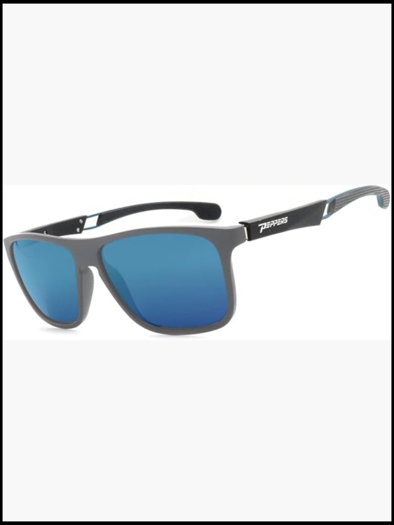 Unisex Rectangular Polarized Sunglasses With Aluminum Temples, Lifetime Warranty